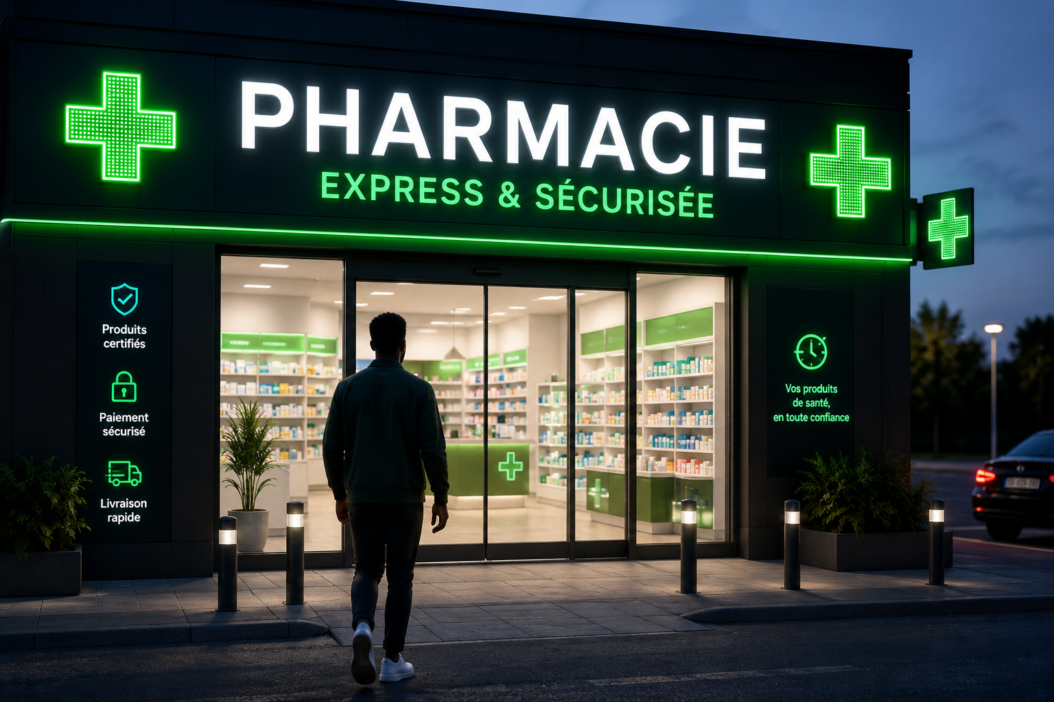 Pharmacie Express Sécurisée